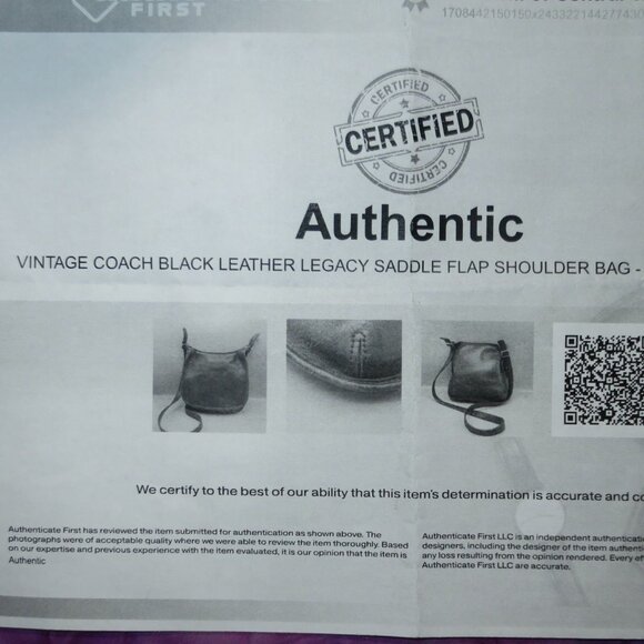 COACH 90s Vintage Black Legacy Saddle Leather Hippie Flap Crossbody Shoulder Bag - Picture 7 of 7